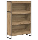 VidaXL Boekenkast Ambachtelijk eiken 80 x 30 x 155 cm Bewerkt hout