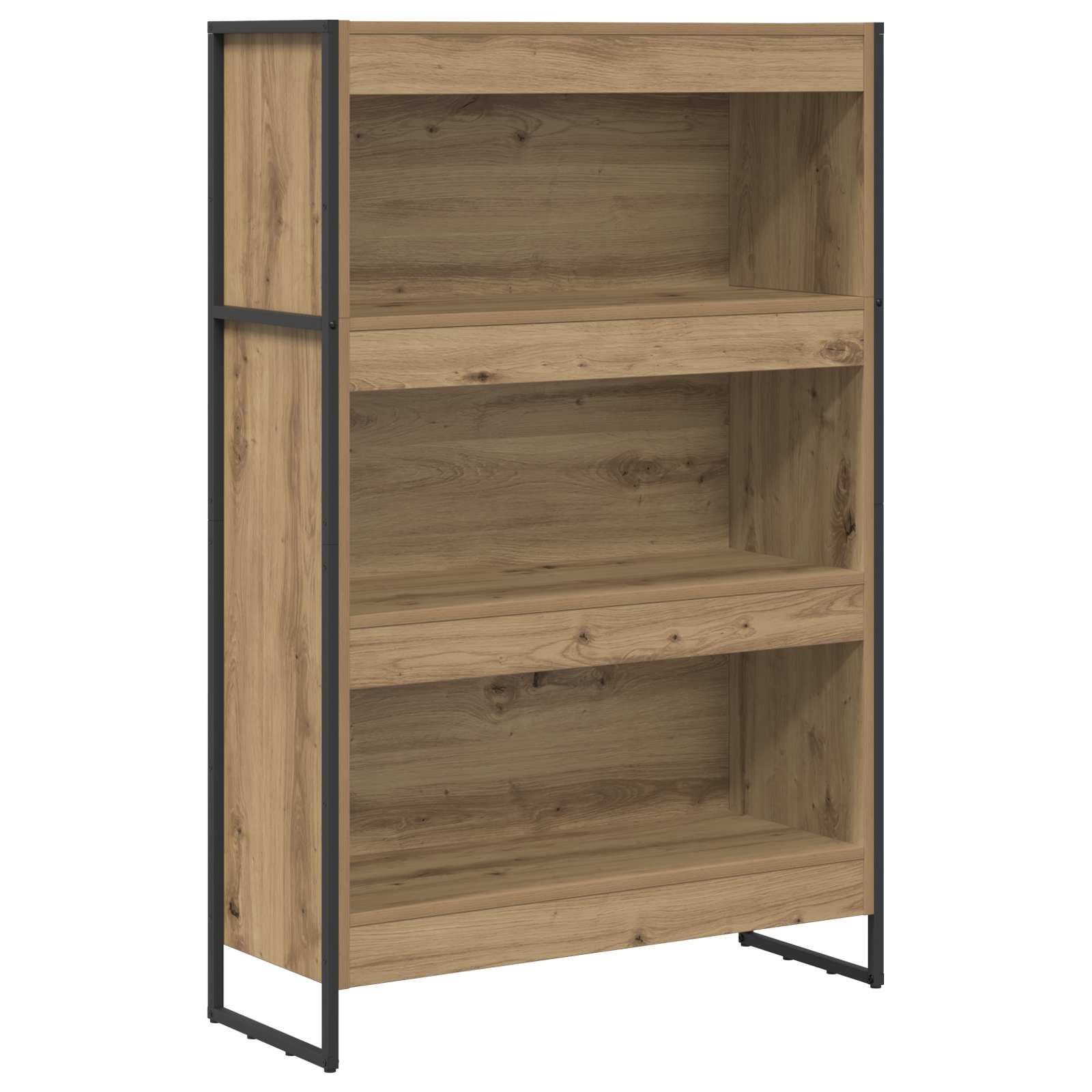 VidaXL Boekenkast Ambachtelijk eiken 80 x 30 x 155 cm Bewerkt hout