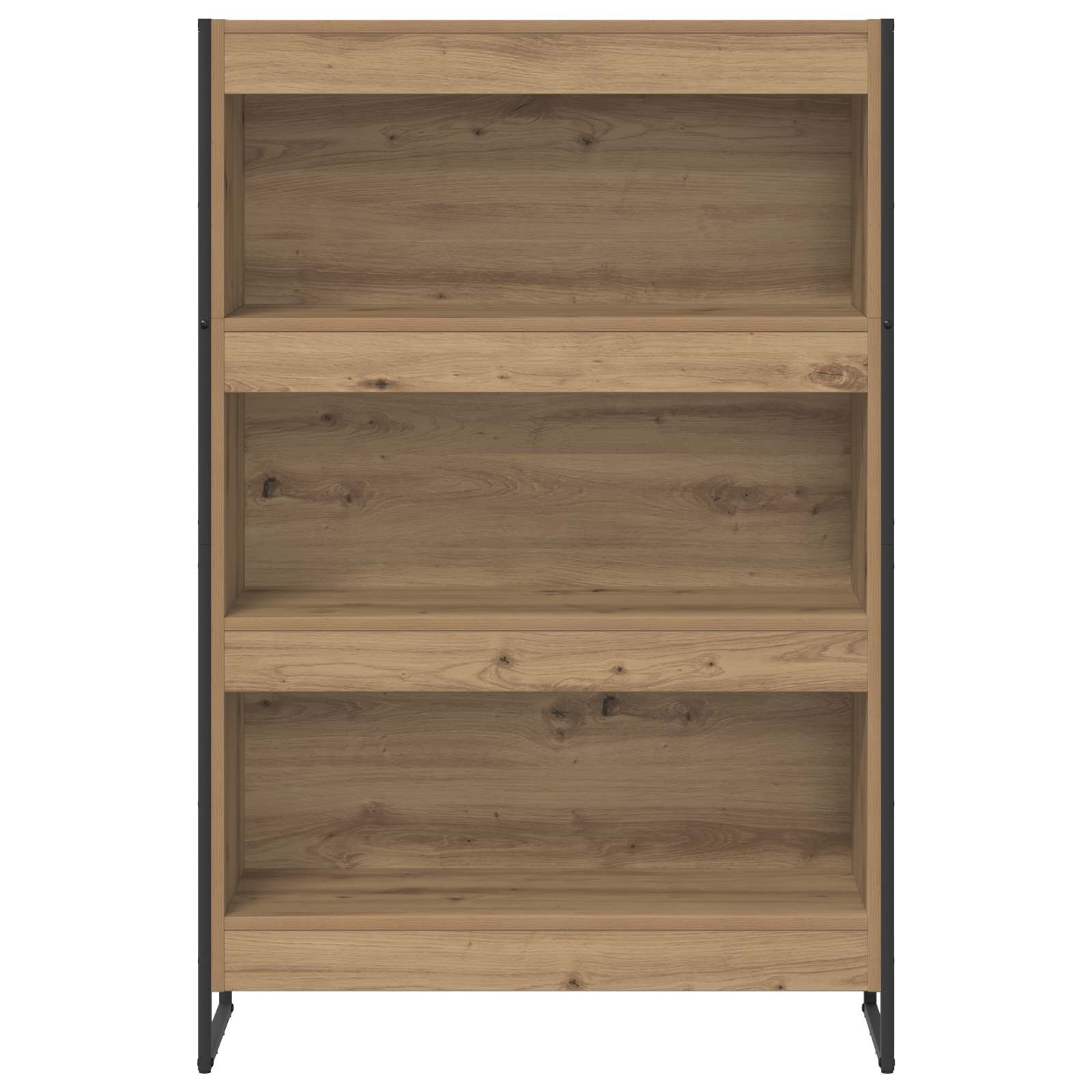 VidaXL Boekenkast Ambachtelijk eiken 80 x 30 x 155 cm Bewerkt hout