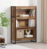 VidaXL Boekenkast Oud Hout 80 x 30 x 155 cm Bewerkt hout