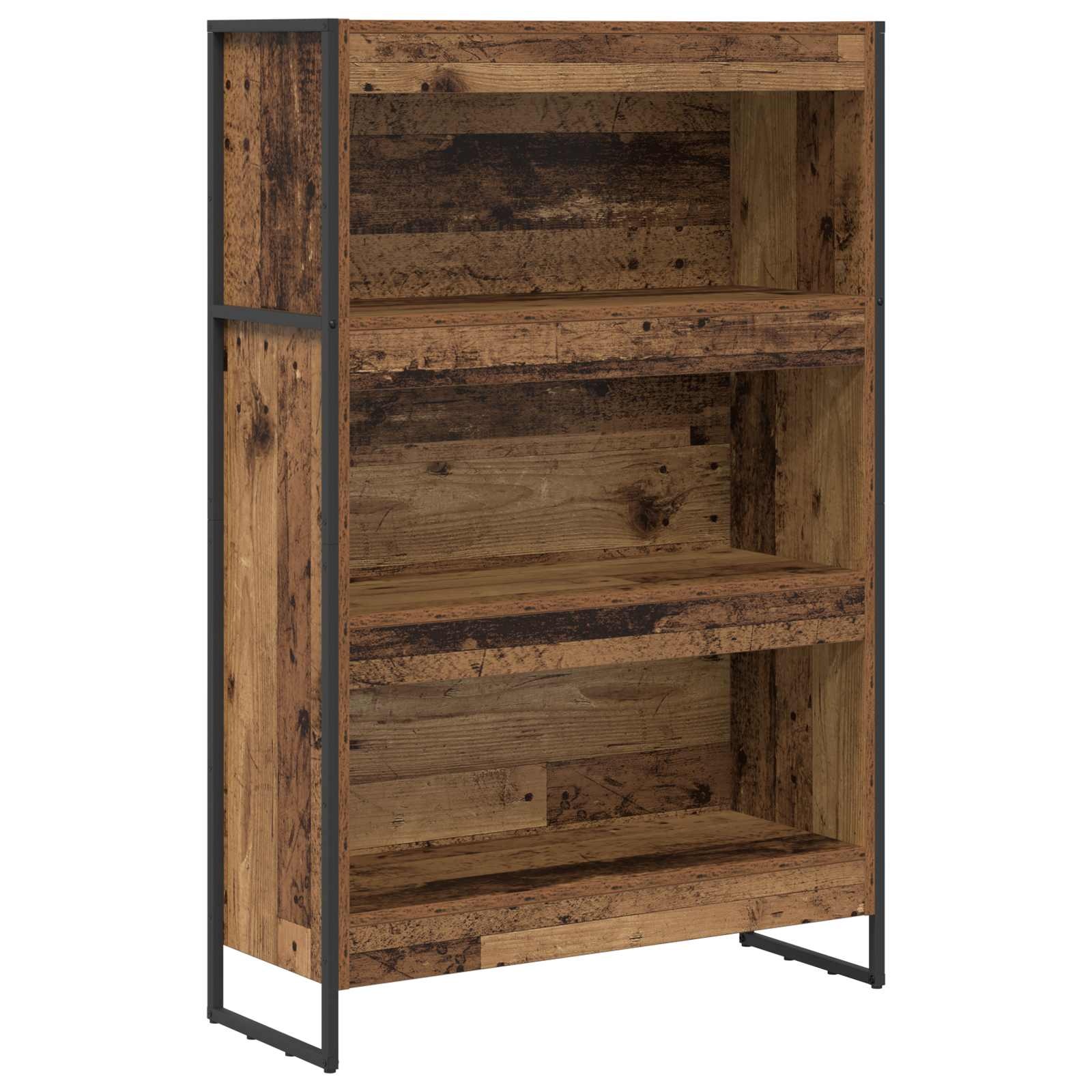 VidaXL Boekenkast Oud Hout 80 x 30 x 155 cm Bewerkt hout