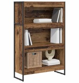 VidaXL Boekenkast Oud Hout 80 x 30 x 155 cm Bewerkt hout