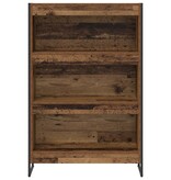 VidaXL Boekenkast Oud Hout 80 x 30 x 155 cm Bewerkt hout
