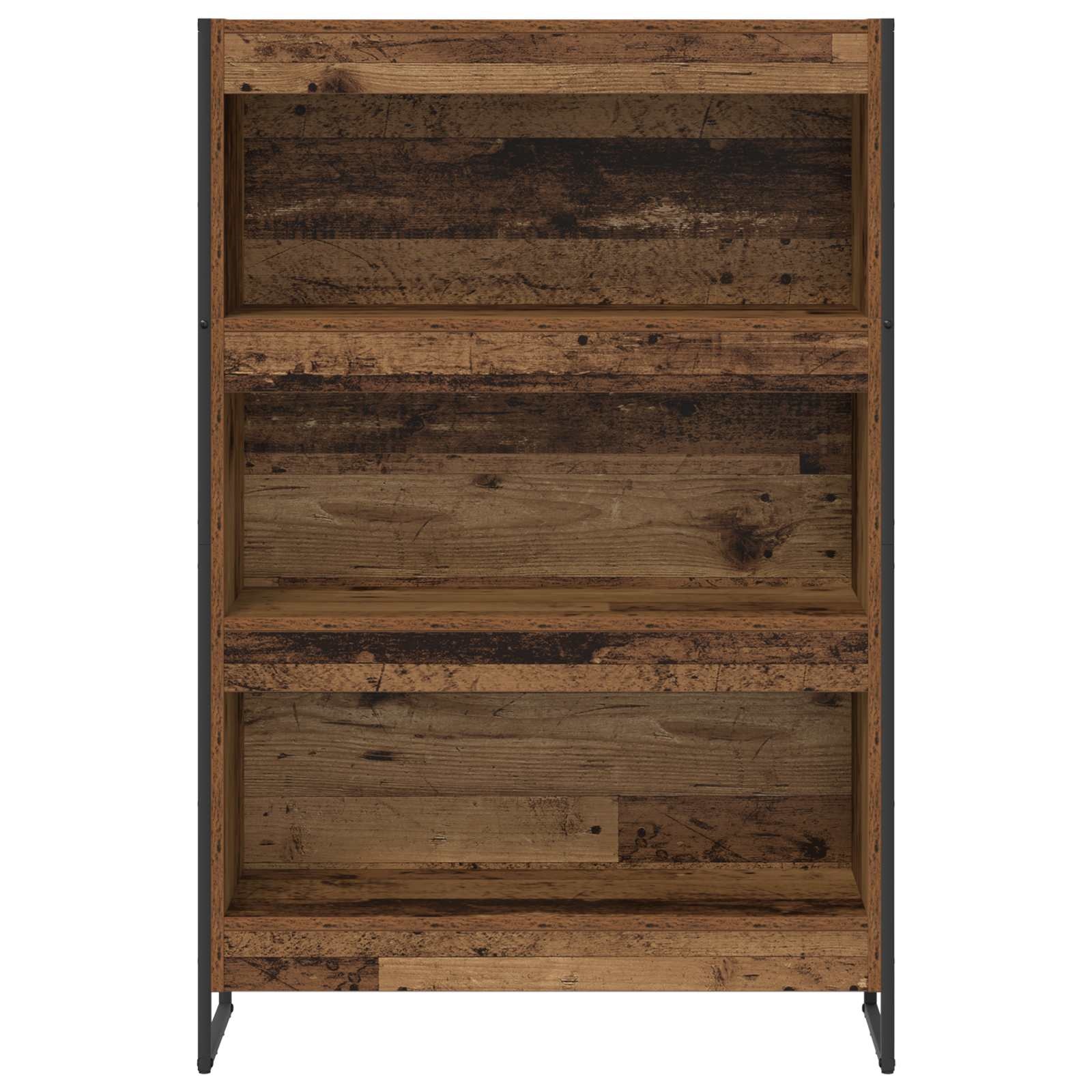 VidaXL Boekenkast Oud Hout 80 x 30 x 155 cm Bewerkt hout