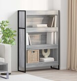 VidaXL Boekenkast Grijs Sonoma 80 x 30 x 155 cm Bewerkt hout