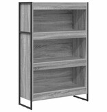 VidaXL Boekenkast Grijs Sonoma 80 x 30 x 155 cm Bewerkt hout