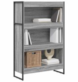 VidaXL Boekenkast Grijs Sonoma 80 x 30 x 155 cm Bewerkt hout