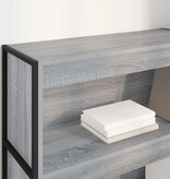VidaXL Boekenkast Grijs Sonoma 80 x 30 x 155 cm Bewerkt hout