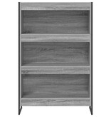 VidaXL Boekenkast Grijs Sonoma 80 x 30 x 155 cm Bewerkt hout