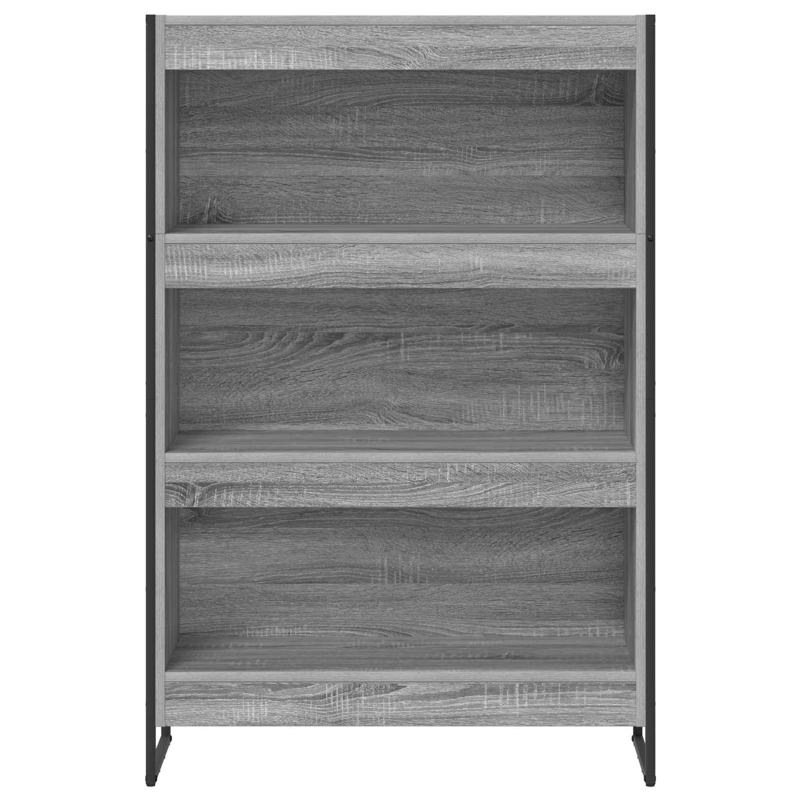 VidaXL Boekenkast Grijs Sonoma 80 x 30 x 155 cm Bewerkt hout