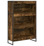 VidaXL Boekenkast Rook Eik 80 x 30 x 155 cm Bewerkt hout