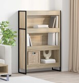 VidaXL Boekenkast Sonoma 80 x 30 x 155 cm Bewerkt hout