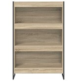 VidaXL Boekenkast Sonoma 80 x 30 x 155 cm Bewerkt hout