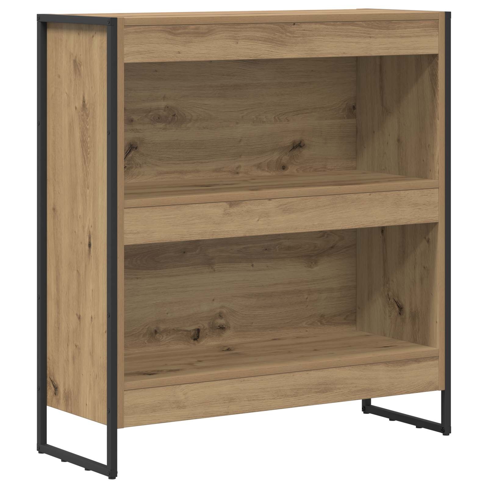VidaXL Boekenkast Ambachtelijk eiken 80 x 30 x 155 cm Bewerkt hout