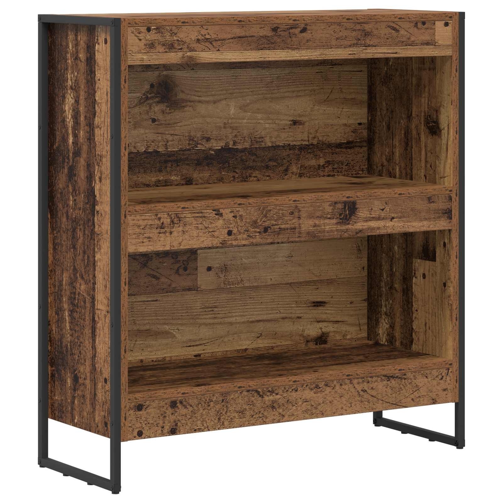VidaXL Boekenkast Oud Hout 80 x 30 x 155 cm Bewerkt hout