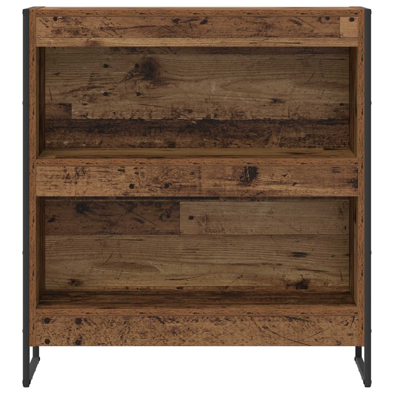 VidaXL Boekenkast Oud Hout 80 x 30 x 155 cm Bewerkt hout