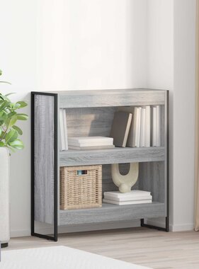 VidaXL Boekenkast Grijs Sonoma 80 x 30 x 155 cm Bewerkt hout