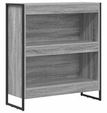 VidaXL Boekenkast Grijs Sonoma 80 x 30 x 155 cm Bewerkt hout
