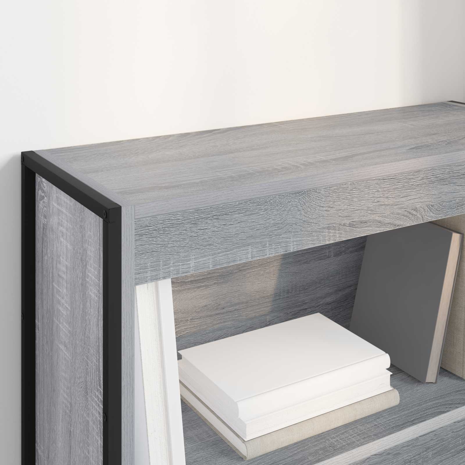 VidaXL Boekenkast Grijs Sonoma 80 x 30 x 155 cm Bewerkt hout