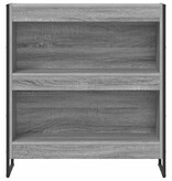 VidaXL Boekenkast Grijs Sonoma 80 x 30 x 155 cm Bewerkt hout
