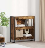 VidaXL Boekenkast Rook Eik 80 x 30 x 155 cm Bewerkt hout