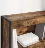 VidaXL Boekenkast Rook Eik 80 x 30 x 155 cm Bewerkt hout
