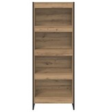 VidaXL Boekenkast Ambachtelijk eiken 80 x 30 x 155 cm Bewerkt hout