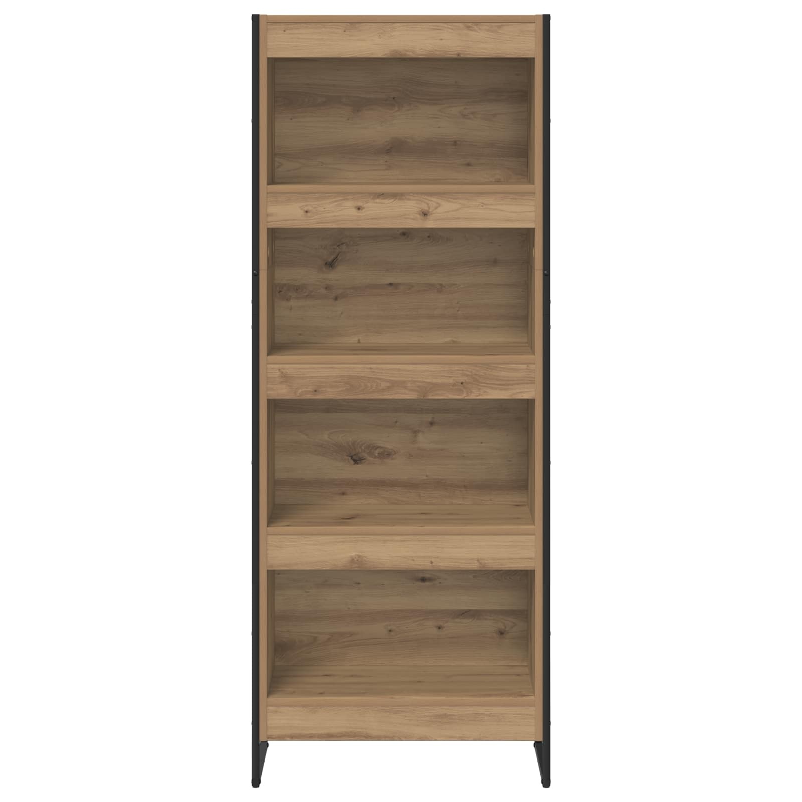VidaXL Boekenkast Ambachtelijk eiken 80 x 30 x 155 cm Bewerkt hout