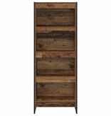 VidaXL Boekenkast Oud Hout 80 x 30 x 155 cm Bewerkt hout