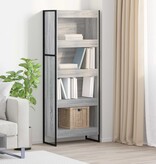 VidaXL Boekenkast Grijs Sonoma 80 x 30 x 155 cm Bewerkt hout