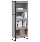 VidaXL Boekenkast Grijs Sonoma 80 x 30 x 155 cm Bewerkt hout