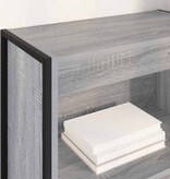 VidaXL Boekenkast Grijs Sonoma 80 x 30 x 155 cm Bewerkt hout