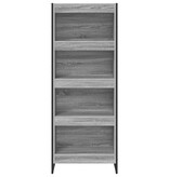 VidaXL Boekenkast Grijs Sonoma 80 x 30 x 155 cm Bewerkt hout