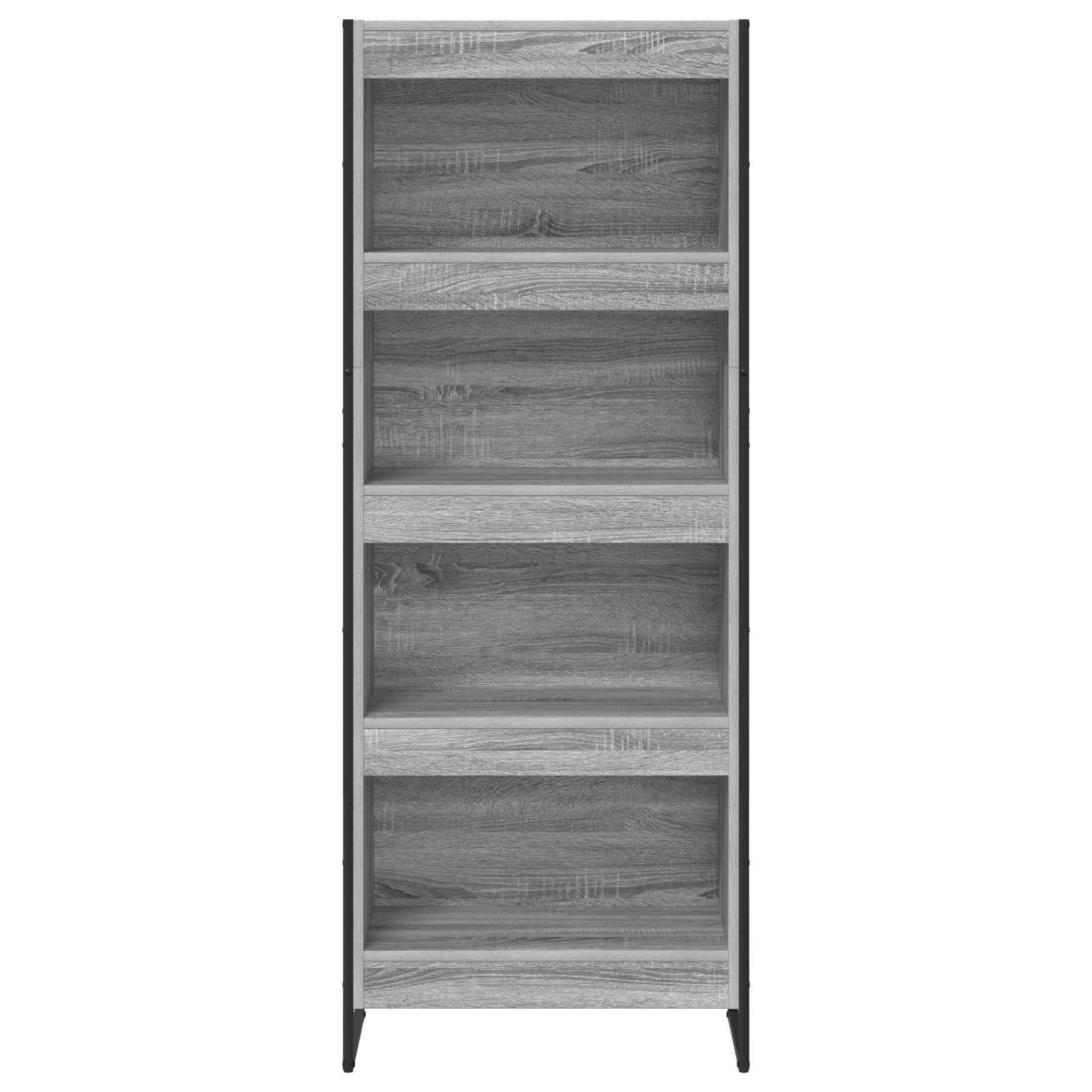 VidaXL Boekenkast Grijs Sonoma 80 x 30 x 155 cm Bewerkt hout