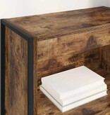 VidaXL Boekenkast Rook Eik 80 x 30 x 155 cm Bewerkt hout