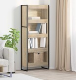 VidaXL Boekenkast Sonoma 80 x 30 x 155 cm Bewerkt hout