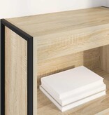 VidaXL Boekenkast Sonoma 80 x 30 x 155 cm Bewerkt hout