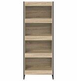 VidaXL Boekenkast Sonoma 80 x 30 x 155 cm Bewerkt hout