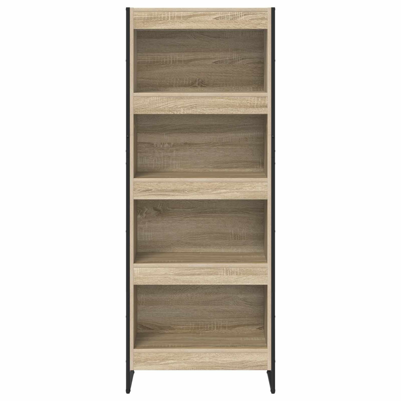 VidaXL Boekenkast Sonoma 80 x 30 x 155 cm Bewerkt hout