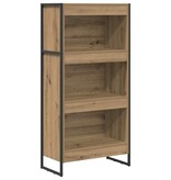 VidaXL Boekenkast Ambachtelijk eiken 80 x 30 x 155 cm Bewerkt hout
