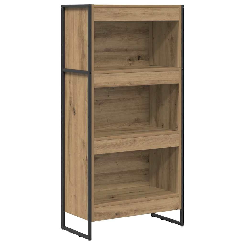 VidaXL Boekenkast Ambachtelijk eiken 80 x 30 x 155 cm Bewerkt hout