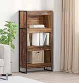 VidaXL Boekenkast Oud Hout 80 x 30 x 155 cm Bewerkt hout
