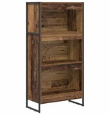 VidaXL Boekenkast Oud Hout 80 x 30 x 155 cm Bewerkt hout