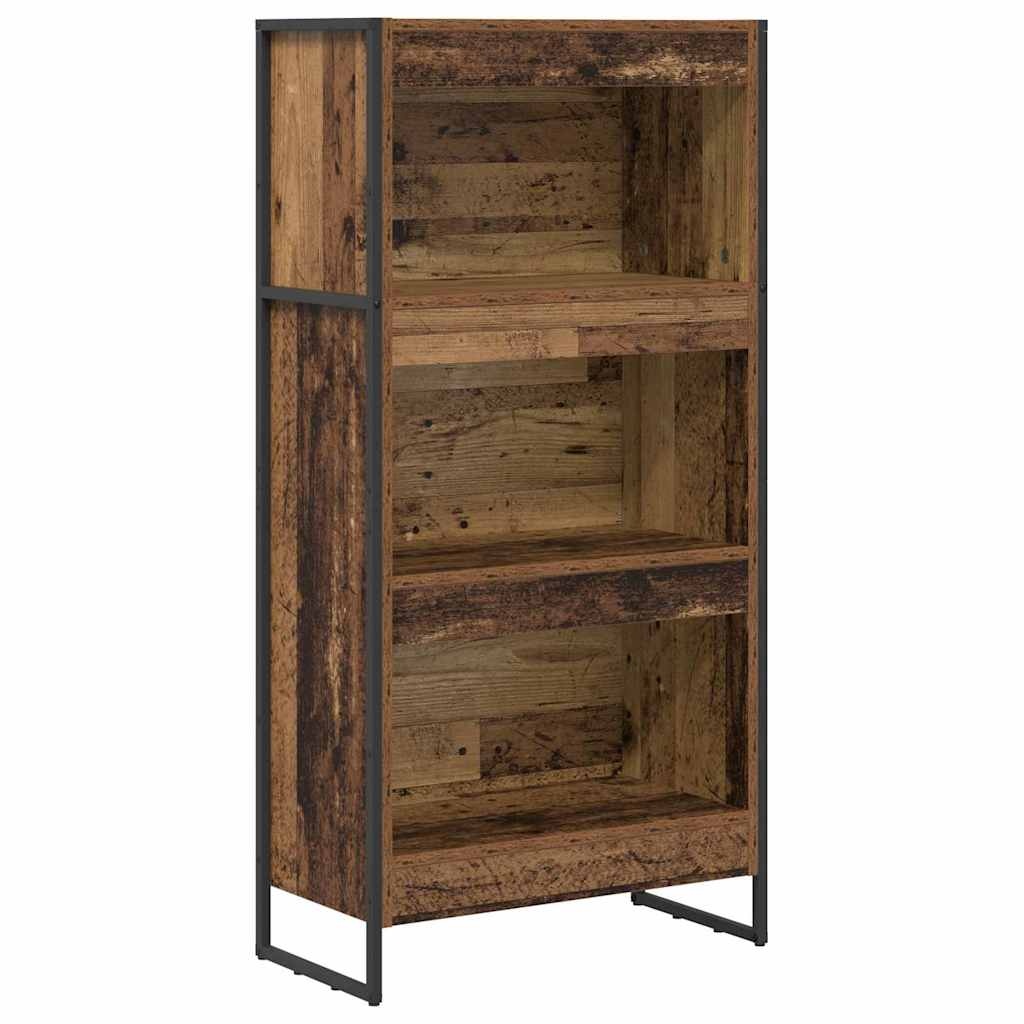 VidaXL Boekenkast Oud Hout 80 x 30 x 155 cm Bewerkt hout