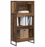 VidaXL Boekenkast Oud Hout 80 x 30 x 155 cm Bewerkt hout