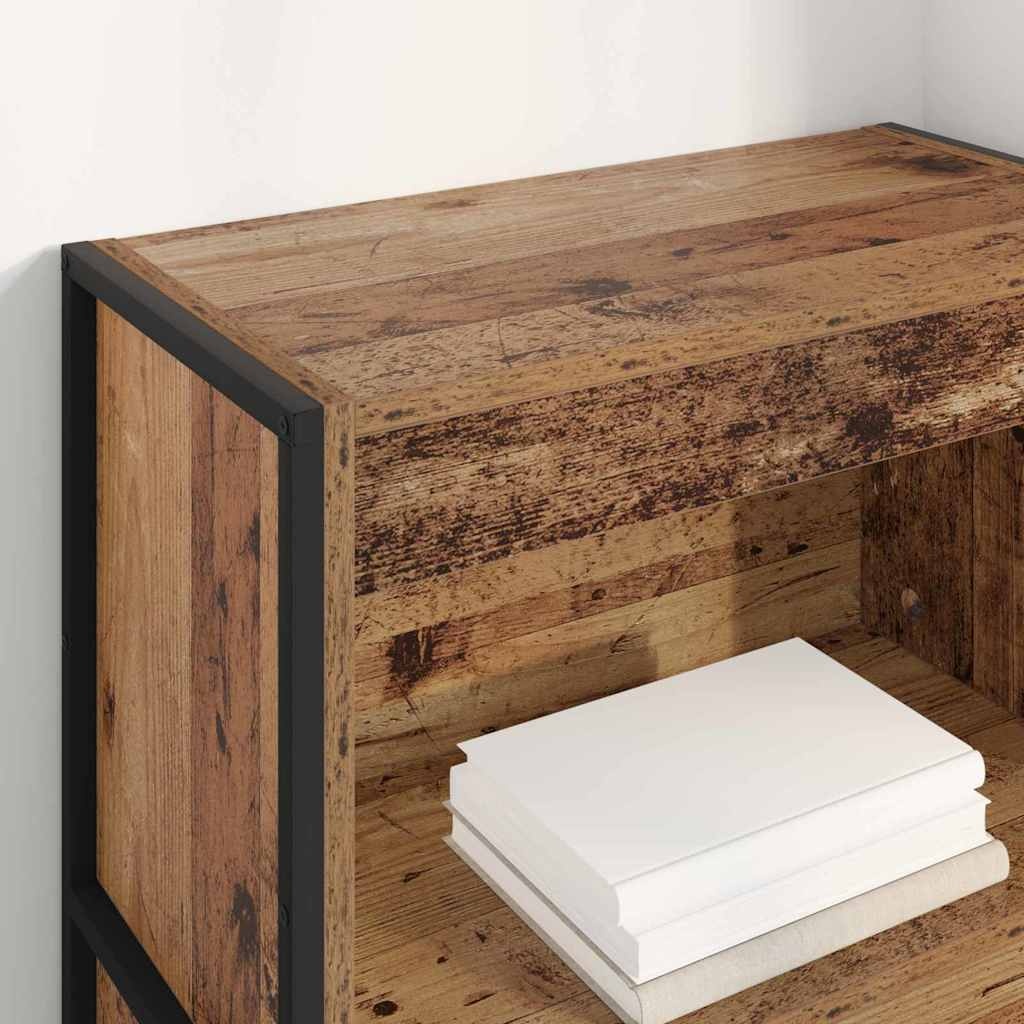 VidaXL Boekenkast Oud Hout 80 x 30 x 155 cm Bewerkt hout