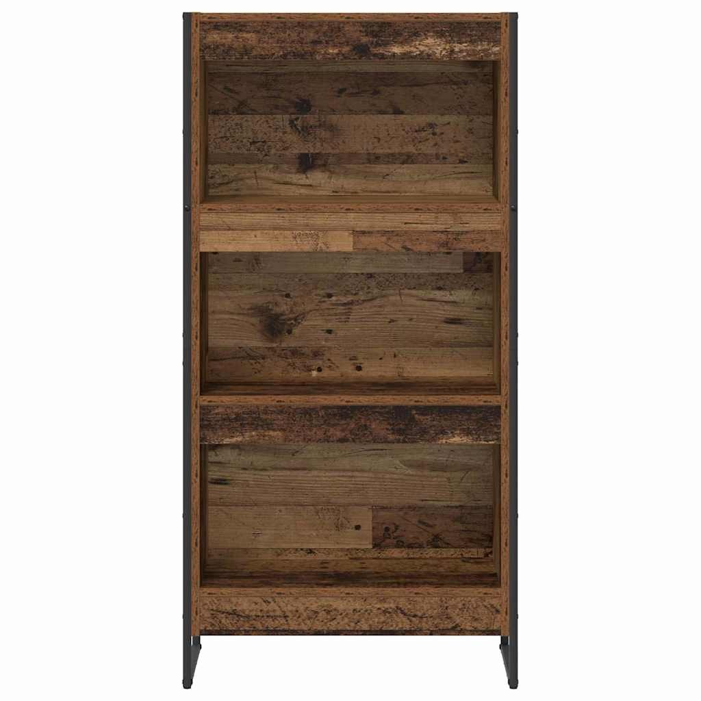 VidaXL Boekenkast Oud Hout 80 x 30 x 155 cm Bewerkt hout
