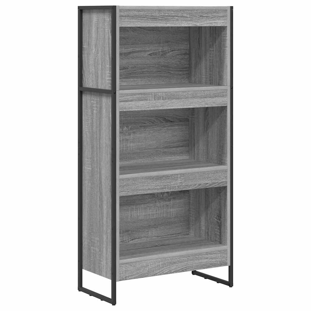 VidaXL Boekenkast Grijs Sonoma 80 x 30 x 155 cm Bewerkt hout
