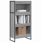 VidaXL Boekenkast Grijs Sonoma 80 x 30 x 155 cm Bewerkt hout