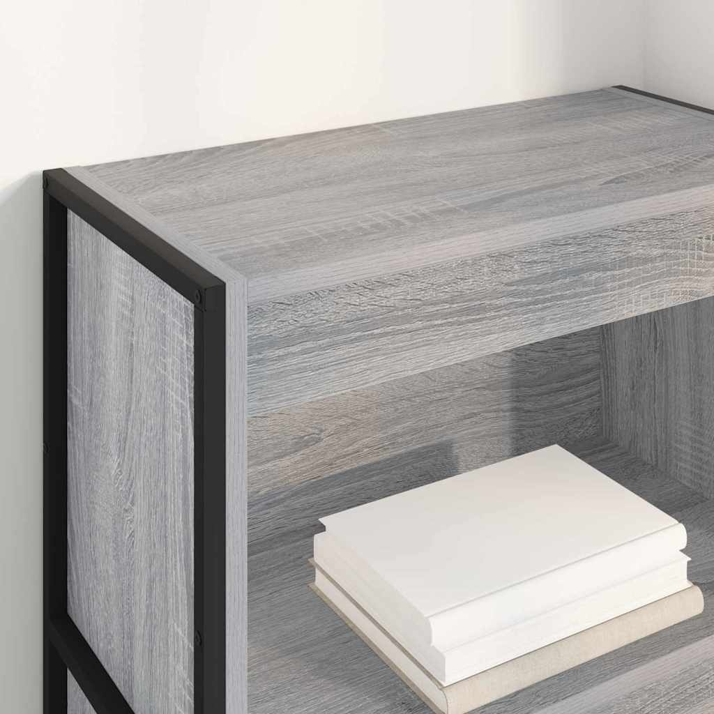 VidaXL Boekenkast Grijs Sonoma 80 x 30 x 155 cm Bewerkt hout